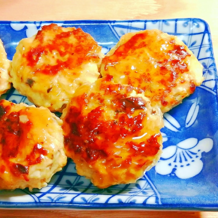 【めんつゆで】甘だれ鶏つくね